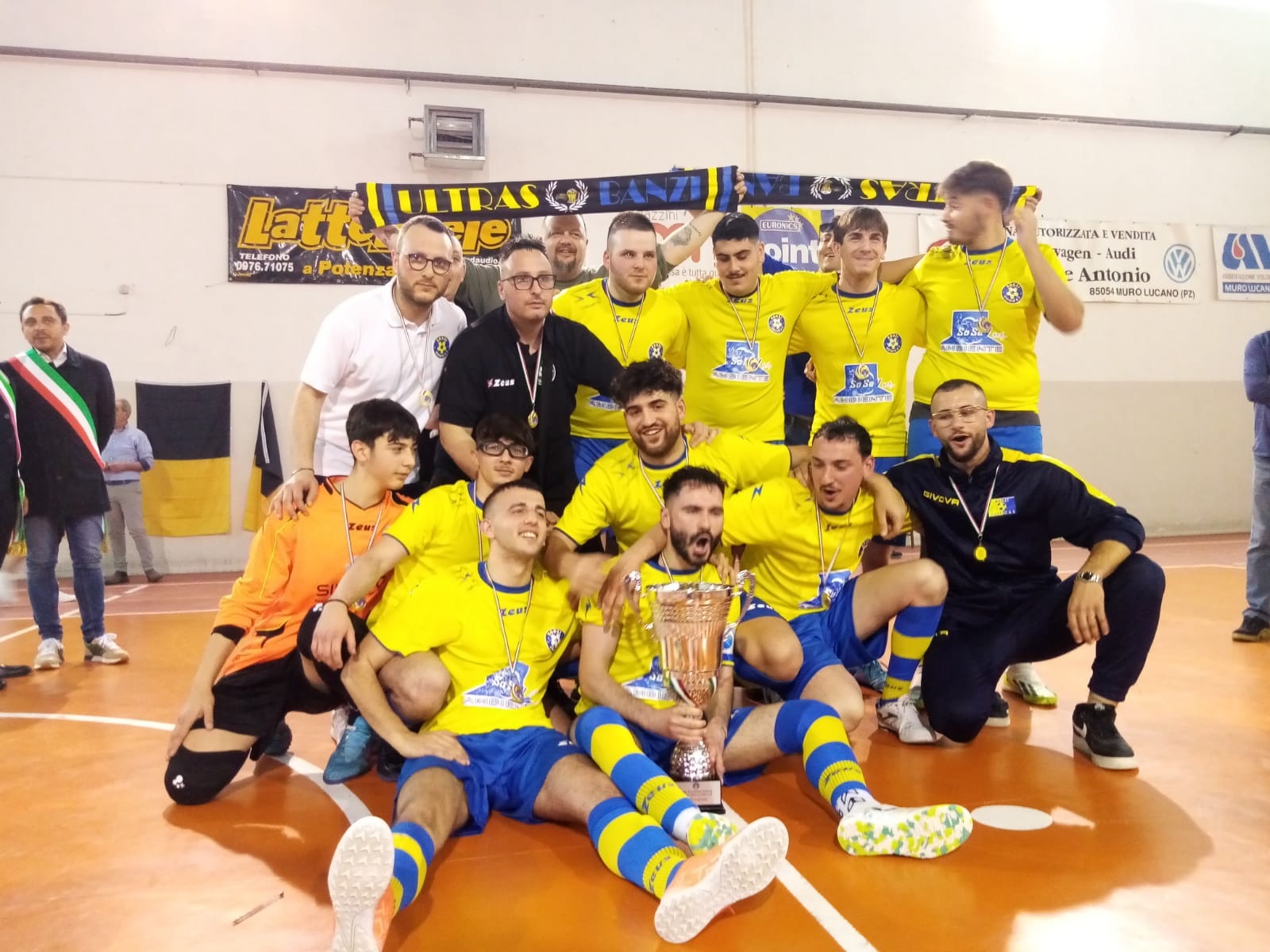Serie D futsal, il Moving On The Green vince la coppa provinciale di Potenza