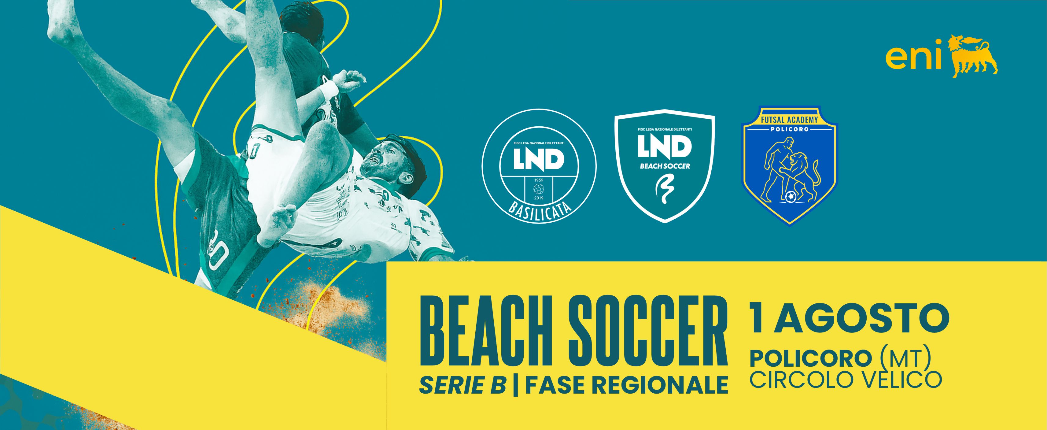 Policoro, il grande calcio d’estate: via alla Fase Regionale del Campionato di Serie B di Beach Soccer