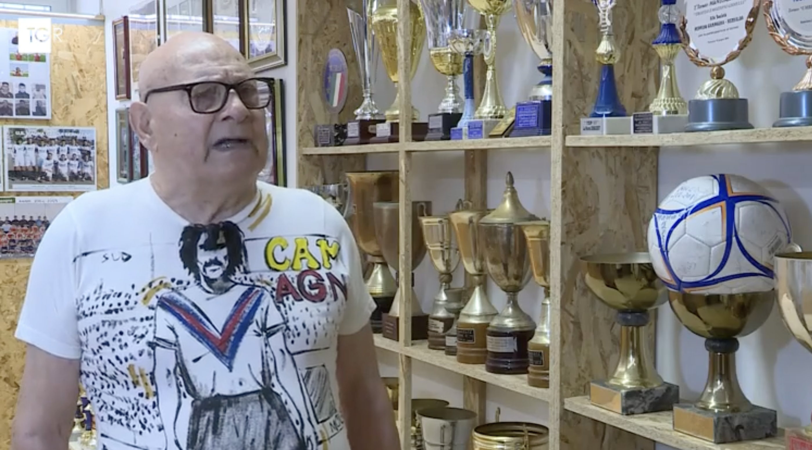 Il primo servizio TGR dedicato al museo del calcio di Bernalda e a Mario Narciso