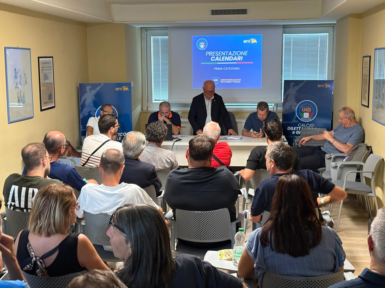 Presentati i calendari della Prima Categoria: un incontro con le società per rafforzare legami, formazione e partecipazione