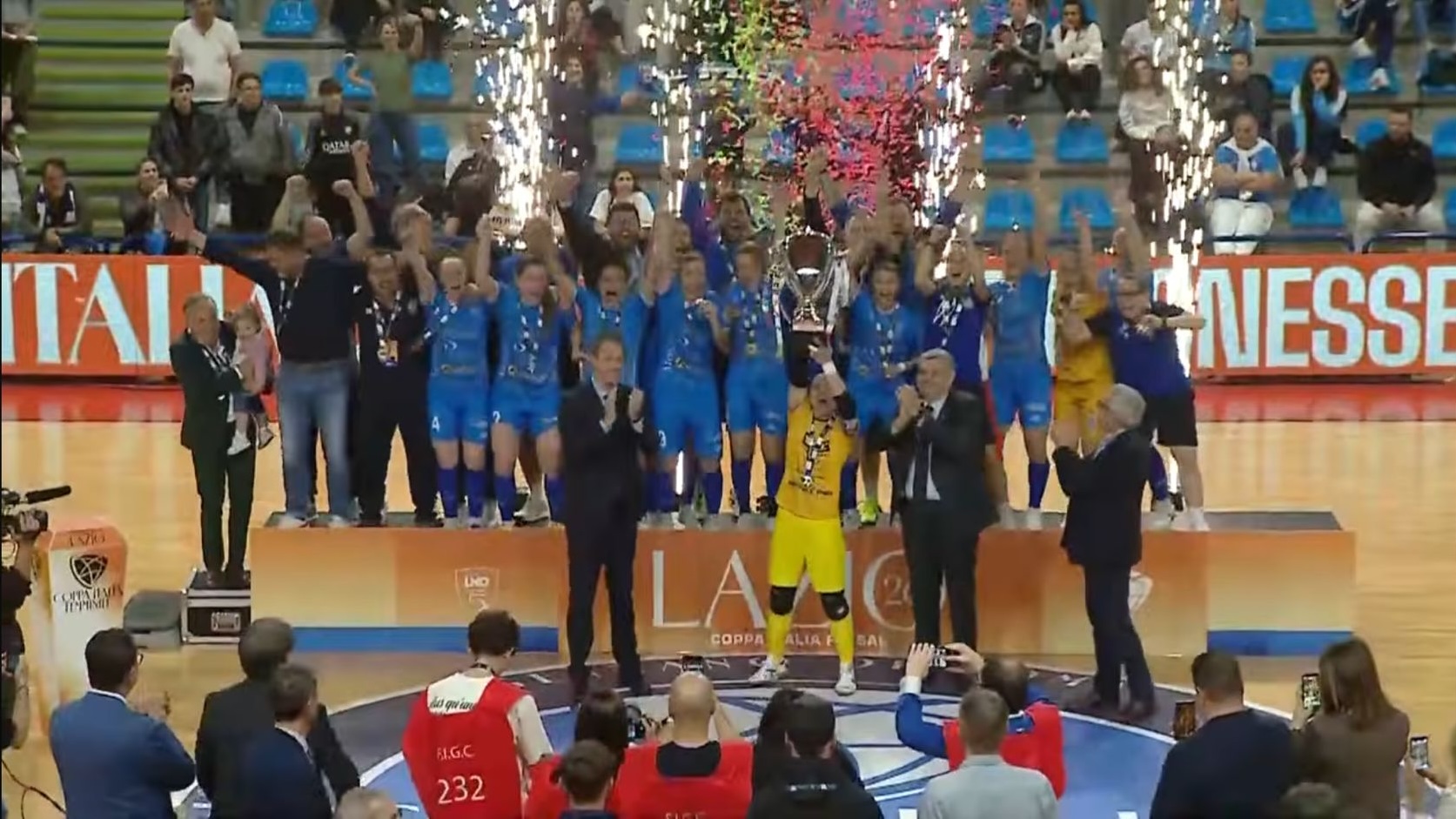 CMB Futsal Team, storica Coppa Italia: il messaggio del Presidente Fittipaldi